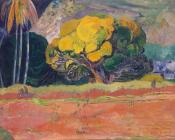 保罗 高更 : At the Foot of the Mountain